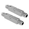 Tool Less RJ45 Coupler Ethernet Cable Extender Adapter for Cat7/Cat6A Networking Cable Extension for 22-24awg Wire
