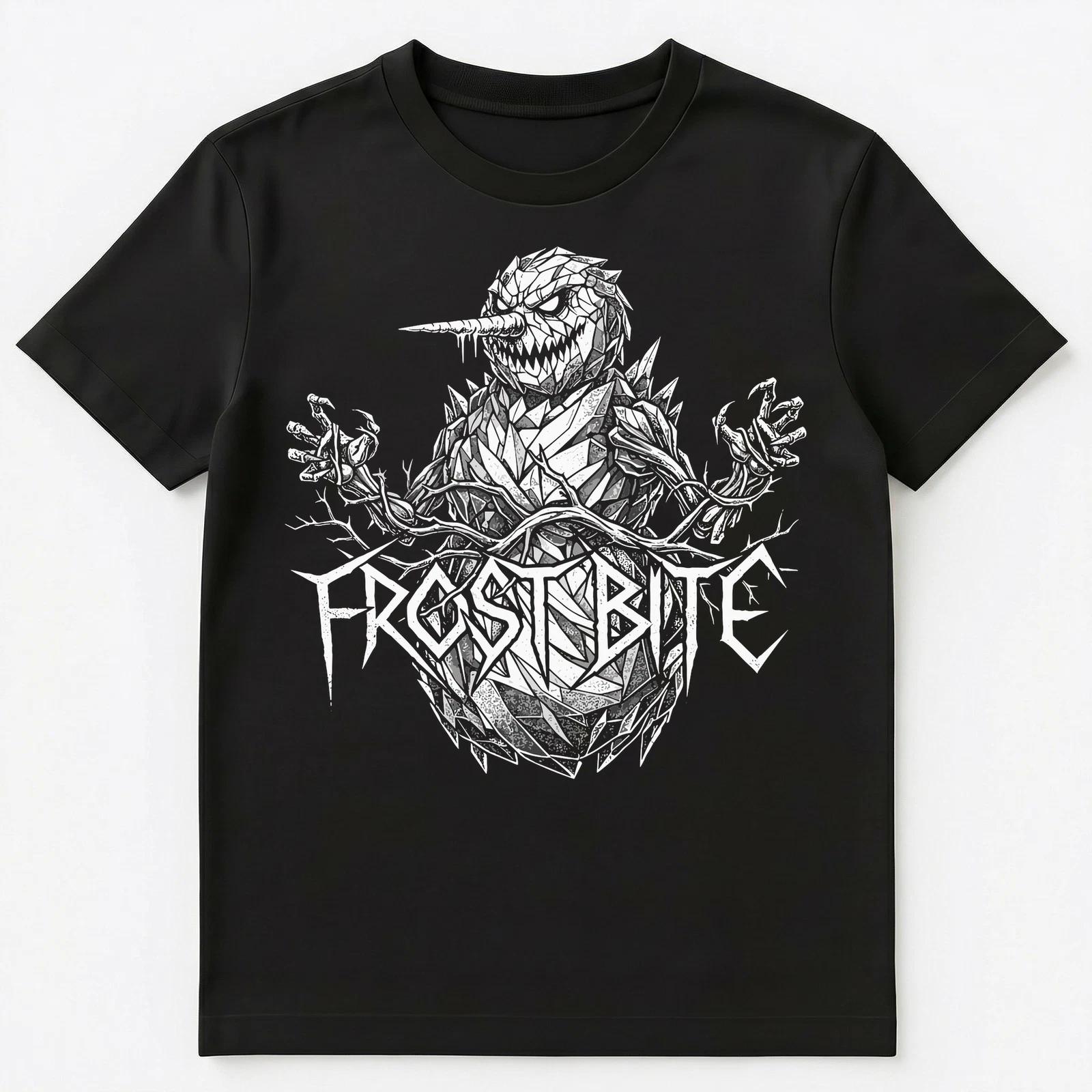 

Frostbite Metal Music Demonic Frostbite Winter Snowman Unisex T-Shirt M