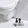 For Wall Mounted Toilet Fixing Bolts Set with Zinc Plated Bolts Plastic Components and Automatic Pan Holding Function