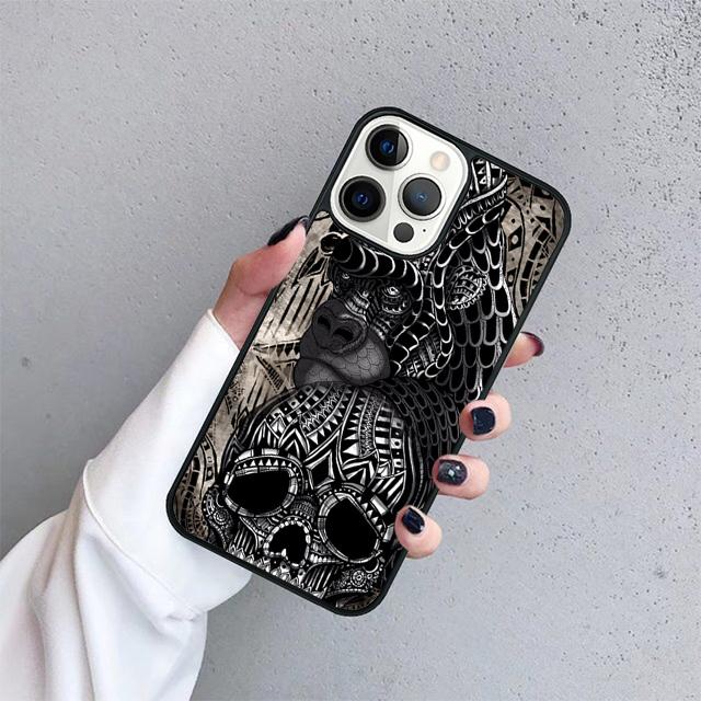Skull Dracula Vampire Bats Horror Phone Case Cover For iPhone 17 Air 15 16 14 13 12 Pro Max 11 Pro Max Plus Coque