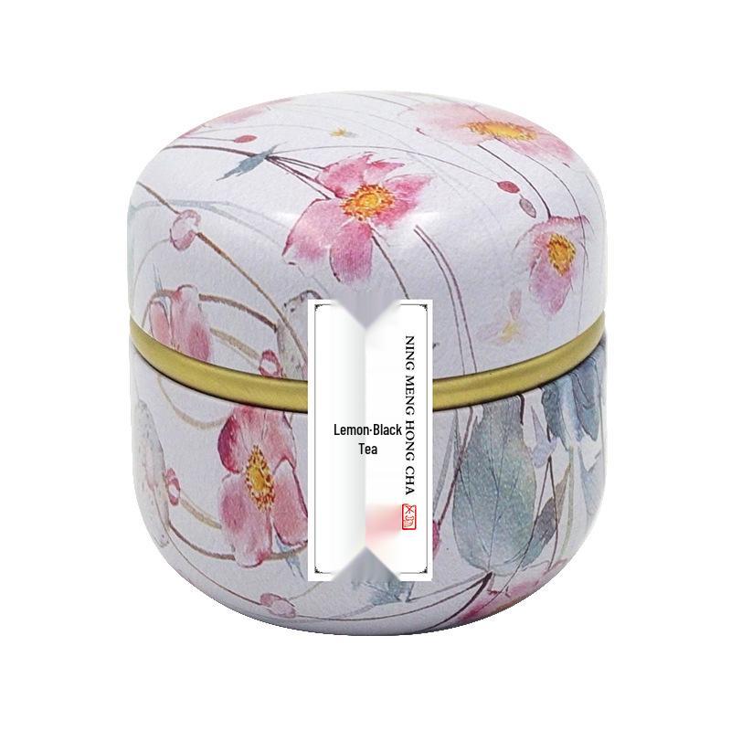Goddess Festival Gift Box: Peach Osmanthus Oolong & Rose Black Tea in Small Iron Cans