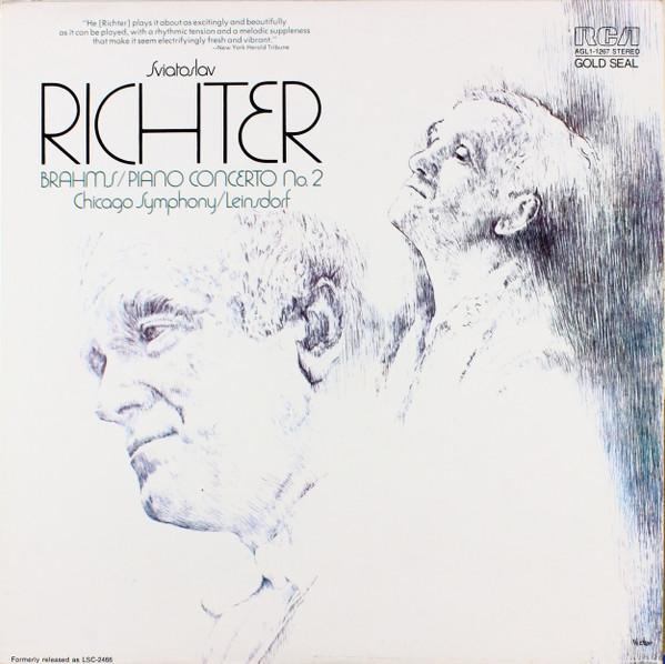 

LP Record SVIATOSLAV RICHTER JOHANNES BRAHMS Piano Concerto No. 2 AGL11267 RCA Gold Seal 1975 US Classical Used