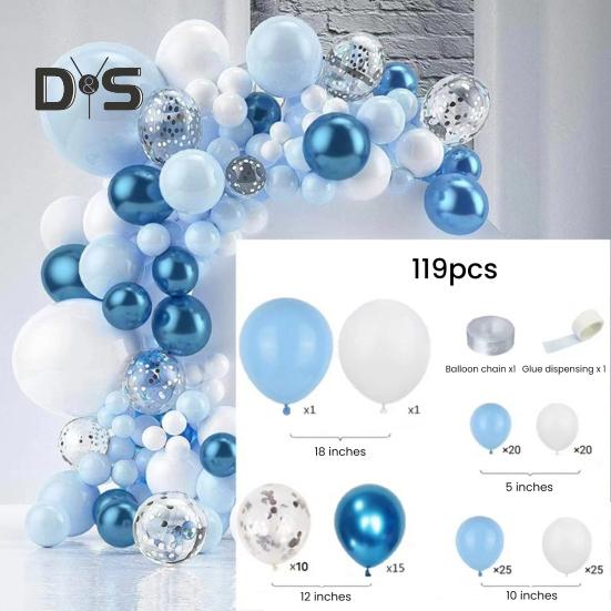 Balloon Garland Arch Kit Latex Balloons Set for Birthday Party Graduation Baby Shower Wedding Decoration