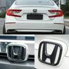 3Pcs Car Front Grille Emblem Rear Trunk Steering Wheel Cover Stickers for HONDA Accord Civic Inspire 10th City Crider CR-V Envix