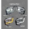 LED Headlight Assembly for Shaanxi Delong L5000 - Super Bright, Original Model Front Headlight Replacement