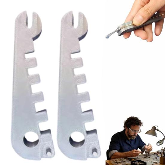 3Pcs Eyeglass Frame Adjustment Tools Eyeglass Curvature Adjuster Temple Arm Nose Pad Adjuster Professional Optician Tools for DIY Glasses Repair