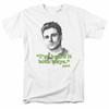 26 Psych Beide Wege T-Shirt Herren Lizenzierte Klassische TV-Show Gus James Weiß Unisex T-Shirt
