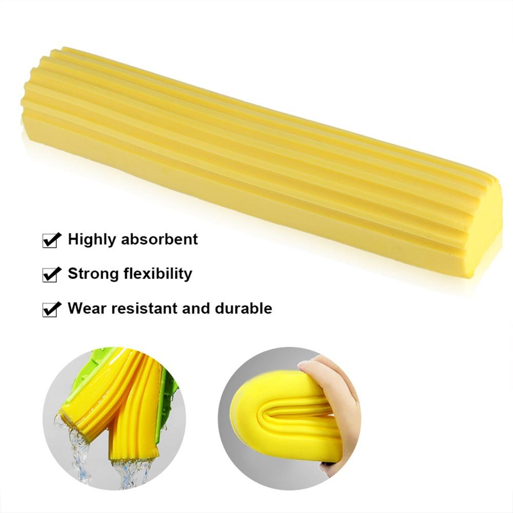 2pcs Yellow Sponge Mop Refill Super Absorbent Sponge Roller Mop Head  Tile Floors
