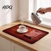 Tragbare Geschirrtrockenmatte 3D Holzmaserung Matte Kieselgur Absorbierende Matte für Küchenspüle Arbeitsplatte Rutschfest Hitzebeständig Tasse Kaffee Nützlich