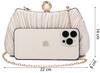 Baisikou 3-Way Party Bag, Wedding Bag, Women's Clutch Bag, Formal Bag for Weddings, Receptions, Graduations, Fireworks Festivals, Coming-of-Age