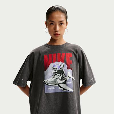 Nike Drop Shoulder Sleeve T Shirt Women s XS