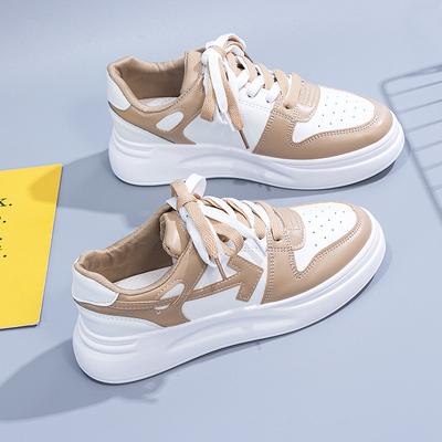 Ladies Thick -Soled Skateboard Shoes Niche Trend Ladies Casual Shoes Wear -Resistant Non -Slip Sports Shoes Summer Breathable Shoes