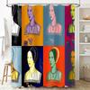 Vintage Renaissance Portrait Shower Curtain Queen Mary Tudor Historical Baroque Decor Elegant Bathroom Set Artistic Tapestry