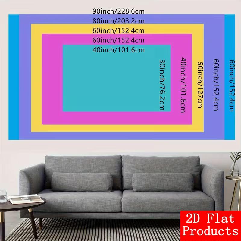 2D Multicolor Flower Wall Backdrop, Handmade Paper Flowers Party Photography Background