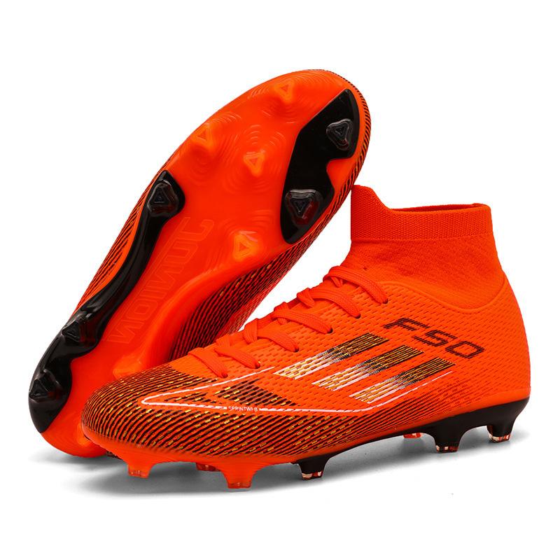Football shoes Men and women Children Long and short nails Youth training Football sports shoes Students Adult lawn sneakers