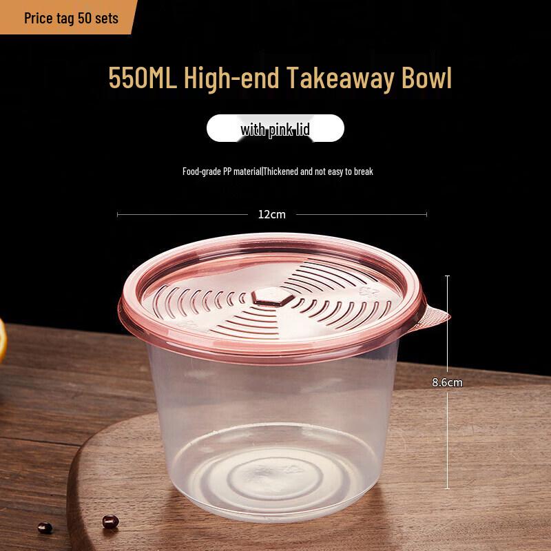 

Disposable Round Meal Prep Bowls with Lids