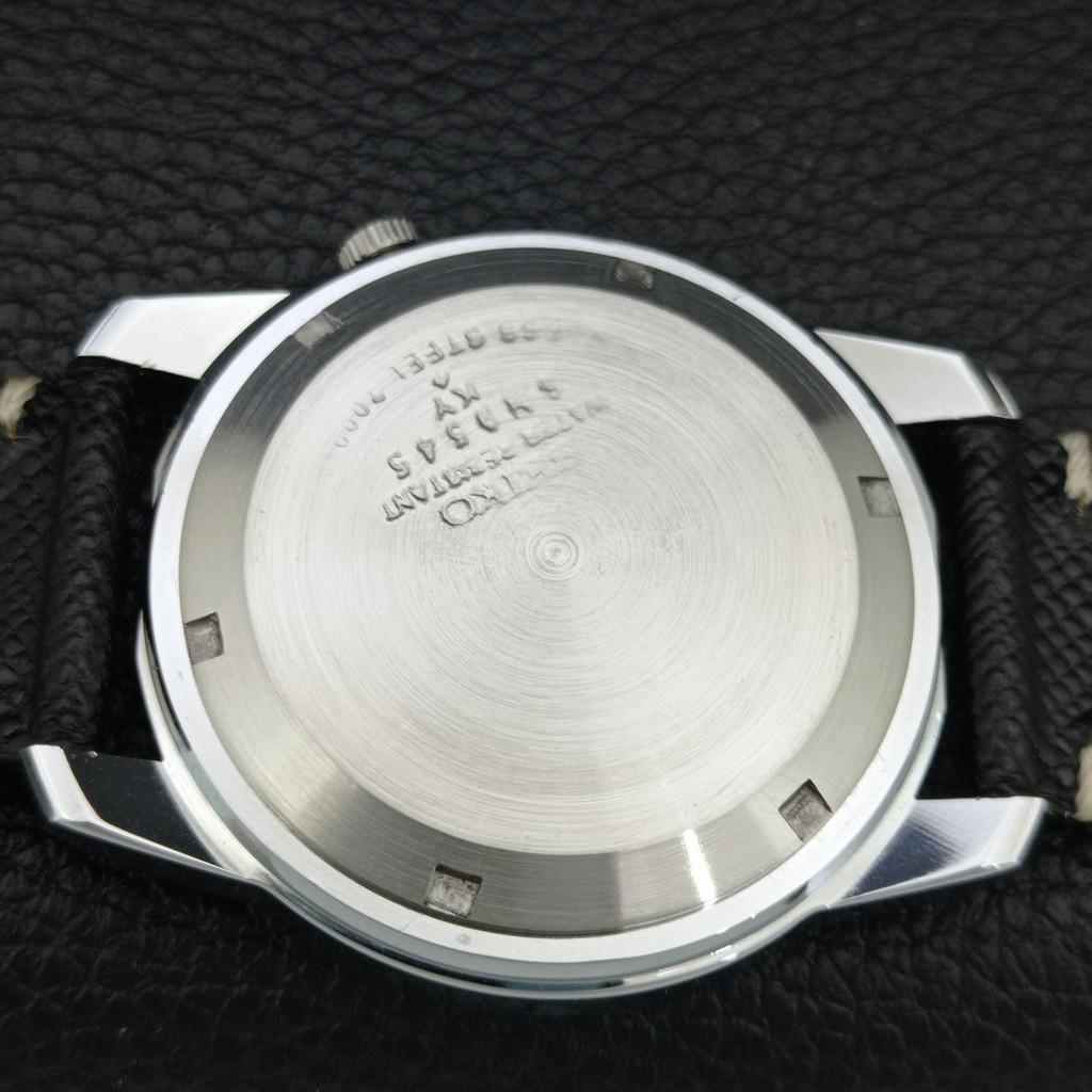 VINTAGE SEIKO 5 AUTOMATIC REFURBISHED JAPAN MENS GREEN DIAL WATCH a446674-1