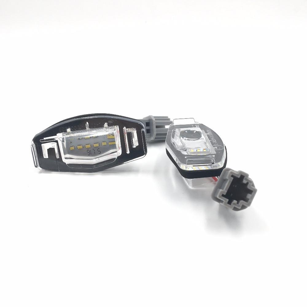 2pcs Canbus Error Free White 18SMD LED Number License Plate Lights For Honda Accord Civic City Odyssey MR-V/Pilot
