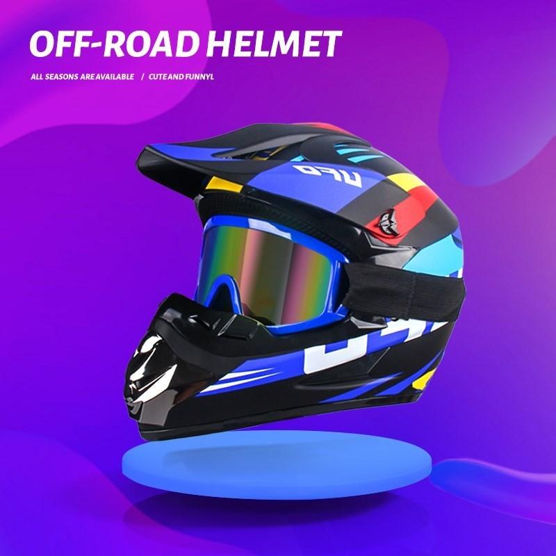 Professional Motorcycle Helmet Off-road Helmet Downhill DOT Racing Motocross Casque Moto Helme3 Free Gift Suitable For Kid