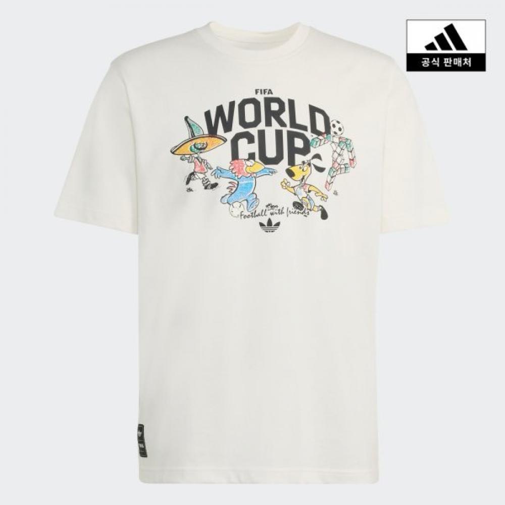 Adidas Fifa World Cup 26 Group MascoT T shirT Ke2038 KE2038/S