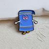 Red-eyed Anime Impact Brooch: Metal Badge for Clothing & Decoration