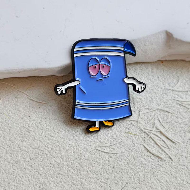 Red-eyed Anime Impact Brooch: Metal Badge for Clothing & Decoration