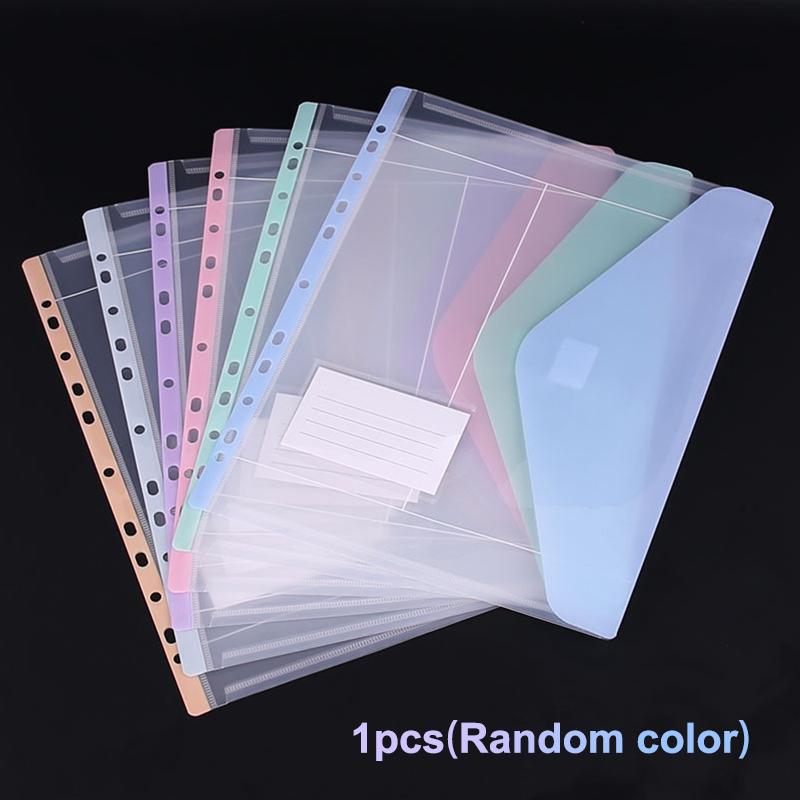 

Папка для документов А4/Длинная Прозрачная Книга для данных на кольцах 11 Отверстий Органайзер для файлов Папка-переплет Смешанный Цвет A2 1pcs（Random color）