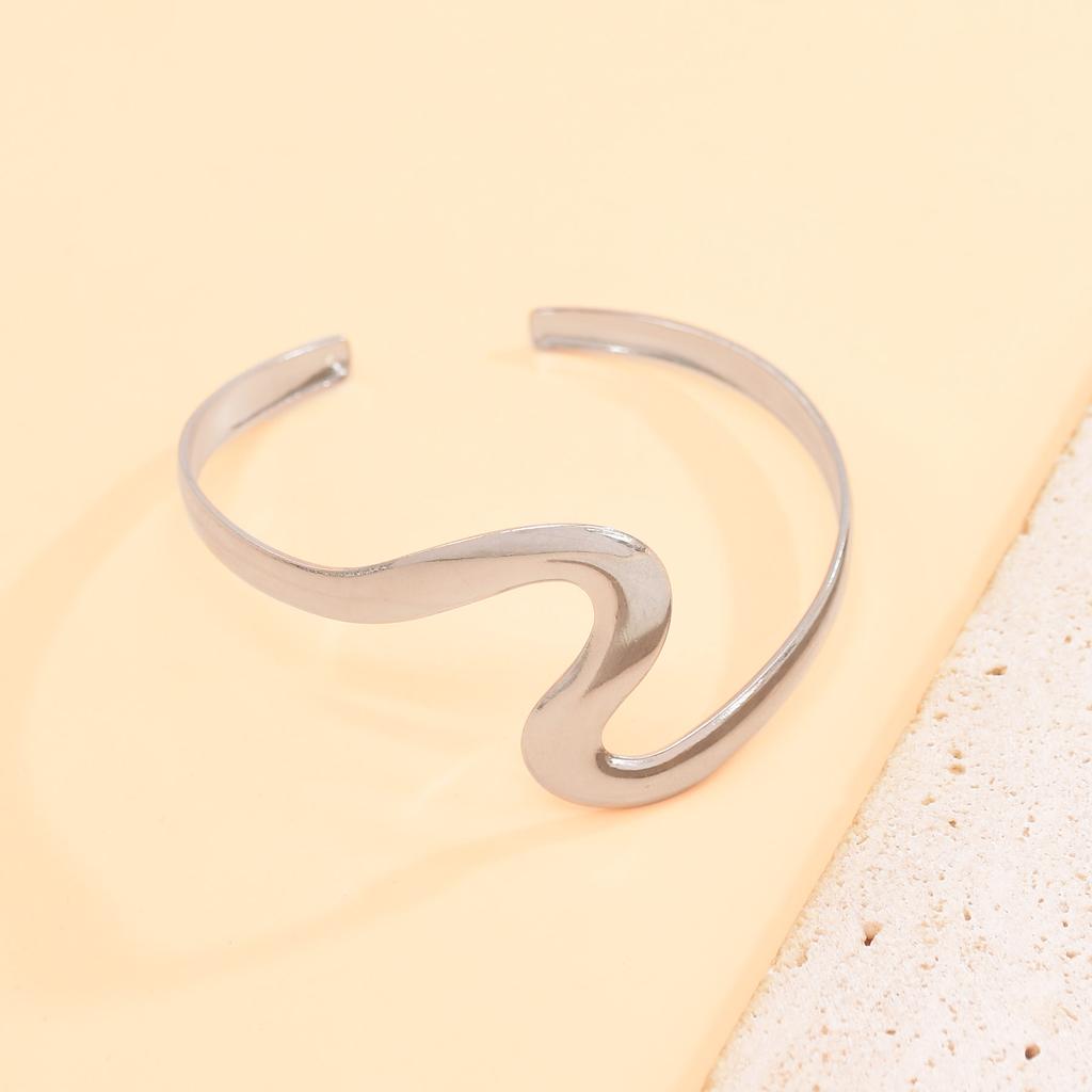 Einfache Vintage Verstellbare Offene Armreifen Armspangen für Frauen 2025 Trend Goth Geometrisches Armband Ästhetischer Schmuck Geschenk Neu