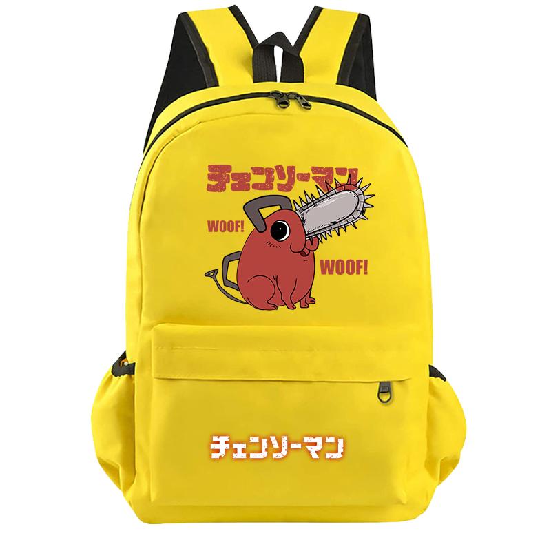 Anime Chainsaw Man Rucksack für Jungen Mädchen Hildren Zurück zur Schule Schultasche Student Kawaii Rucksack Luffy Nami Lysop Leichte Taschen