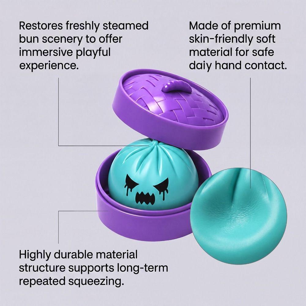 Mit Dampfgarer Knödel Squishy Spielzeug Weicher Fidget Squishy Brötchen Kreatives Knödel Sensorisches Spielzeug Zeitvertreib