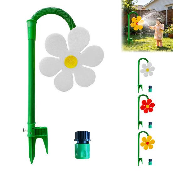 Yousheng Crazy Daisy Lawn Sprinkler 360-Degree Rotating Garden Sprinkler Funny Dancing Flower Water Sprinkler for Yard Garden Irrigation Dogs Kids