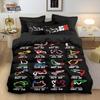 Racing Series Duvet Cover Set for Adult Kids Hot Selling Racing Theme Bedding Set with Pillowcases Children's Gift