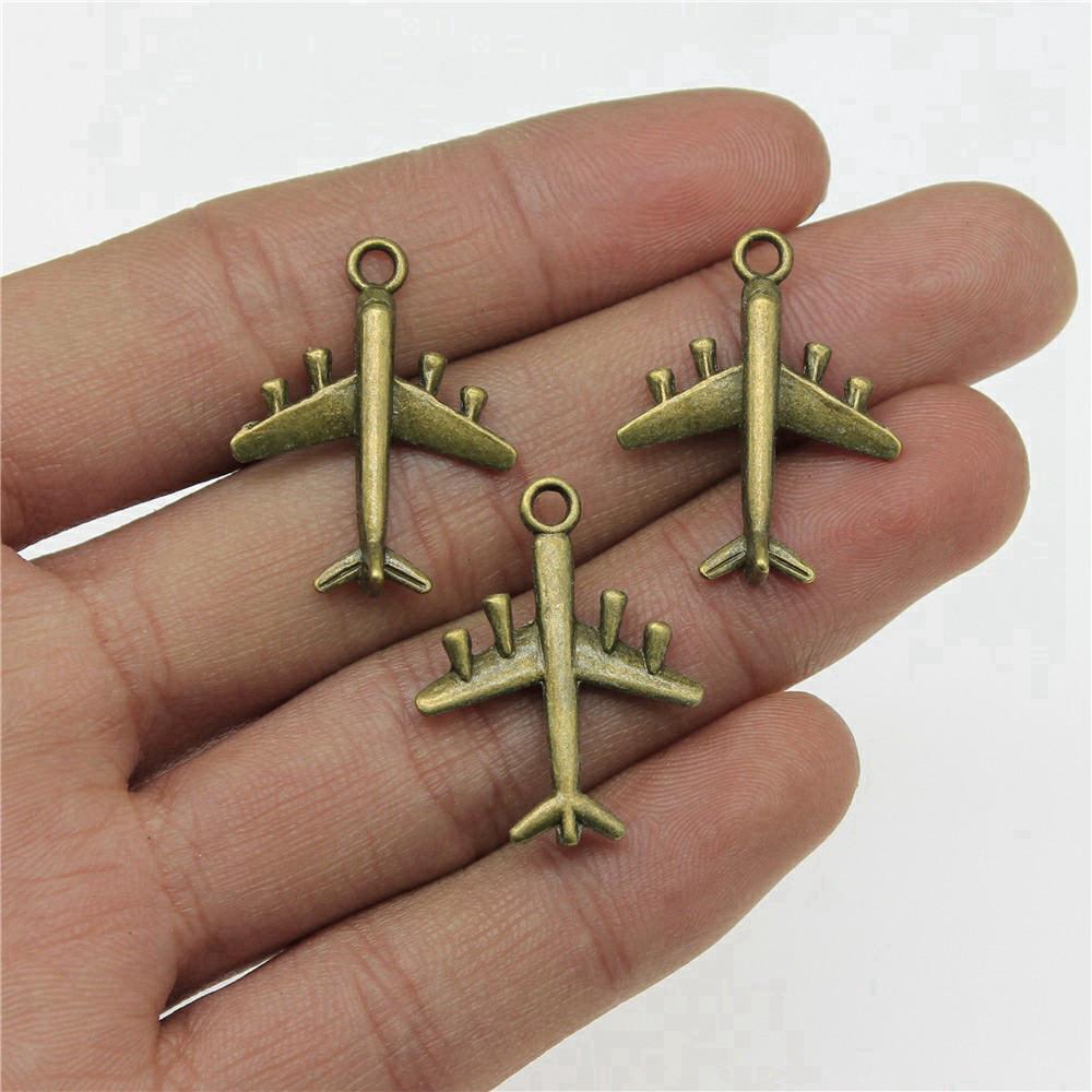 Charms Airplane Ship Pendants Minimalist Jewelry Components QC001