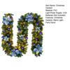 Christmas Illuminate Garland 8.8ft Rattan Christmas Battery Operated Artificial Flower Vine Plants Christmas Decorations