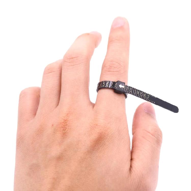 Ring Sizer Measuring Tool Reusable Finger Size Measuring Set Jewelry Sizing Tool