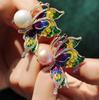 1Pc Trendy Pearl Butterfly Brooch for Women Men Fashion Butterfly Insect Brooches Pins Jewelry Accessories Party Gifts