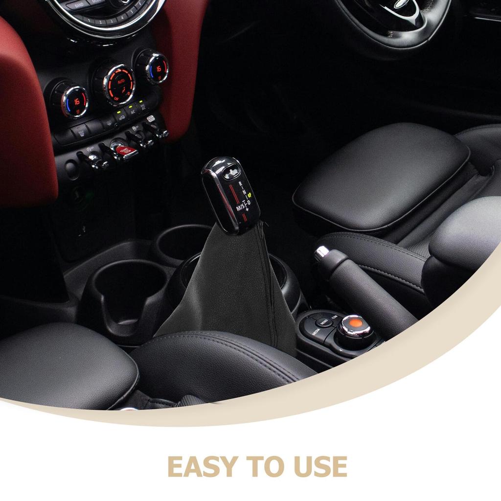DECORNIJIA Gear Shift Boots Interior Shift Knob Cover Durable Dustproof Cover for Manual Car Sealing Anti-Wear Long Lasting Protection Design