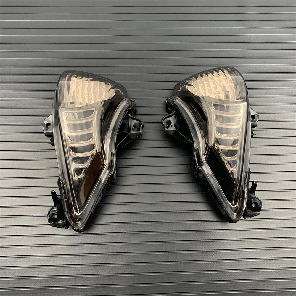 Front Turn Signals Cover For Kawasaki ER-6N EX650 Ninja 650 400R EX400 Motorcycle Parts Smoke