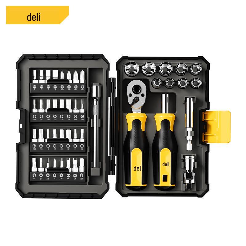 Deli Tools Precision Screwdriver Set for Electronics & Household Use