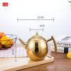 Thickened Stainless Steel Teapot with Strainer Ideal for Home Brewing Flower Tea Suitable for Induction Cooker for Cozy Teas