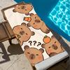 Cute C-capybara Towel Large Quick-Drying Microfiber soft Beach Towel for Travel Fitness Sauna Bathing Camping