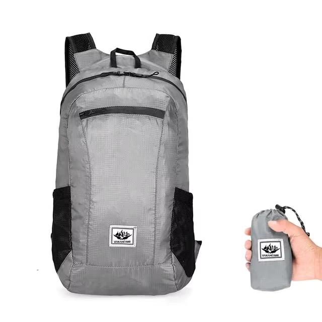 20L Portable Foldable Backpack Folding Mountaineering Bag Ultralight Outdoor Climbing Cycling Travel Knapsack Hiking Daypack