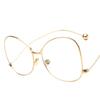 New Hot Frame Classic Clear Glasses Gold Frame Vintage Sunglass Women Men Optical UV400 Aviation Eyeglass Transparent Clear