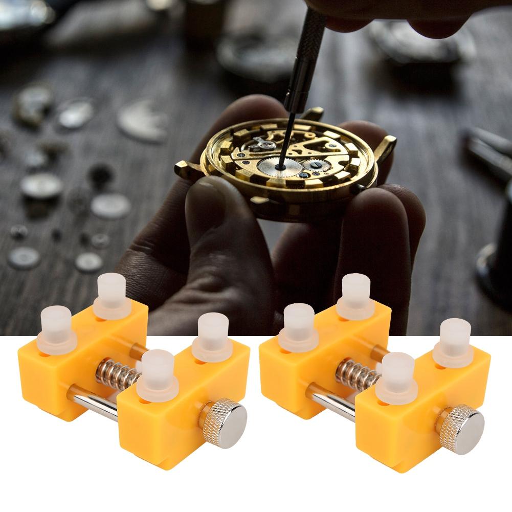 

2 шт. держатель для снятия задней крышки корпуса часов регулируемый инструмент для ремонта часовщика