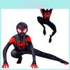 Costum Cosplay Spider-man Into The Spider-verse Miles Morales Pentru Copii Și Adulți