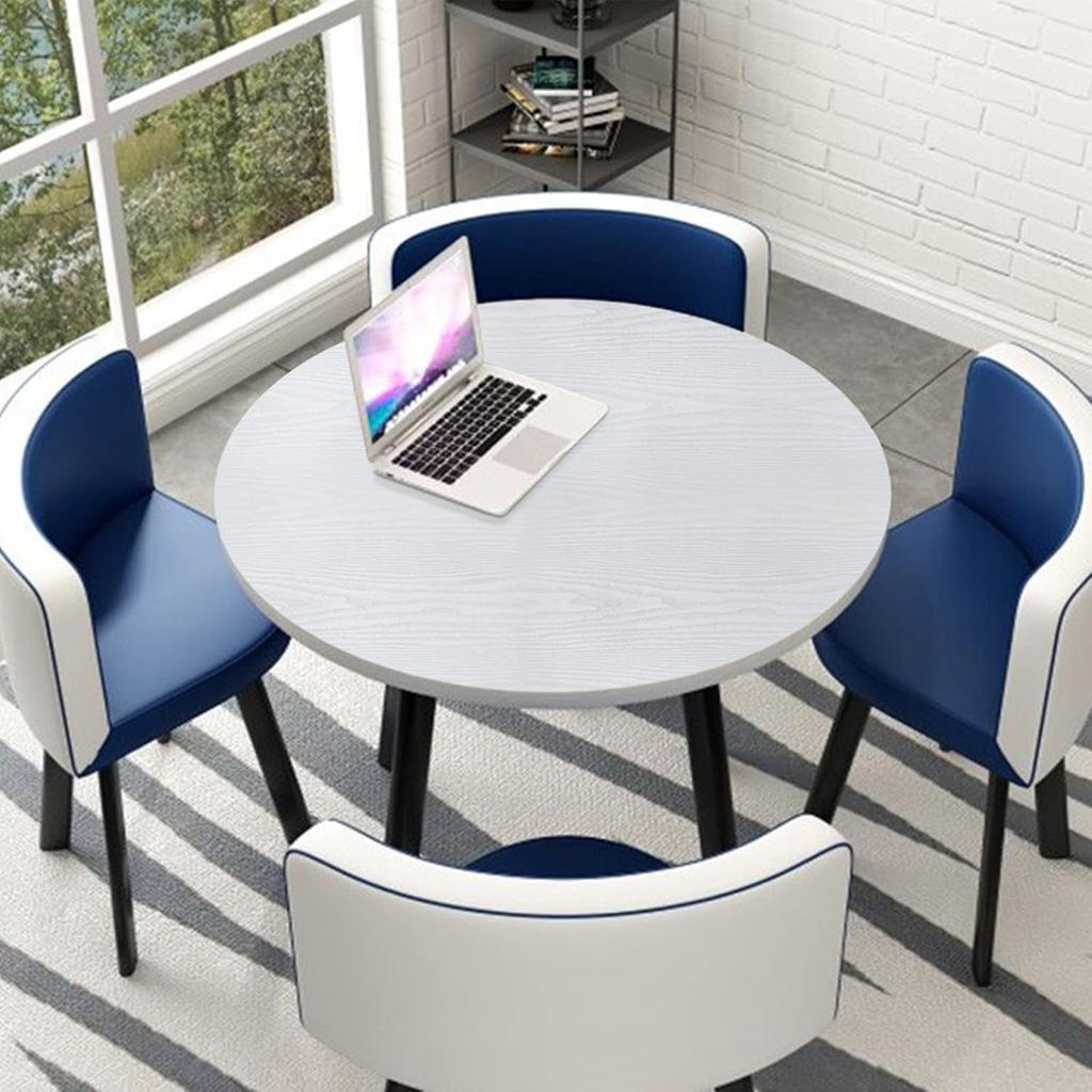 White Wood Grain Adhesive Film - Self-Adhesive Vinyl Wrap for Furniture, Kitchen Cabinets & Countertops - Peel & Stick DIY Home