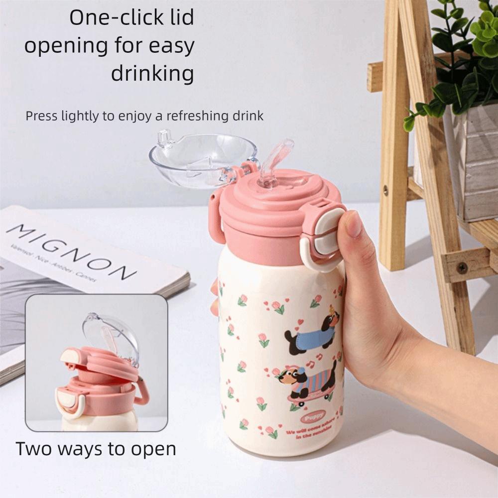 Cute 300ML Vacuum Cup Insulation Or Cooling High-Capacity Thermal Water Bottle Thermal Mug for Student Children
