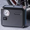 Tire Inflator Portable Air Compressor DC12V Tire Air Pump With Pointer Type Tire Pressure Gauge Emergency LED Light For Bicycle