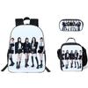 Babymonster Printed Schoolbag Pencil Bag Ice Bag Three-Piece Set Primary And Secondary School Children'S Storage Bag