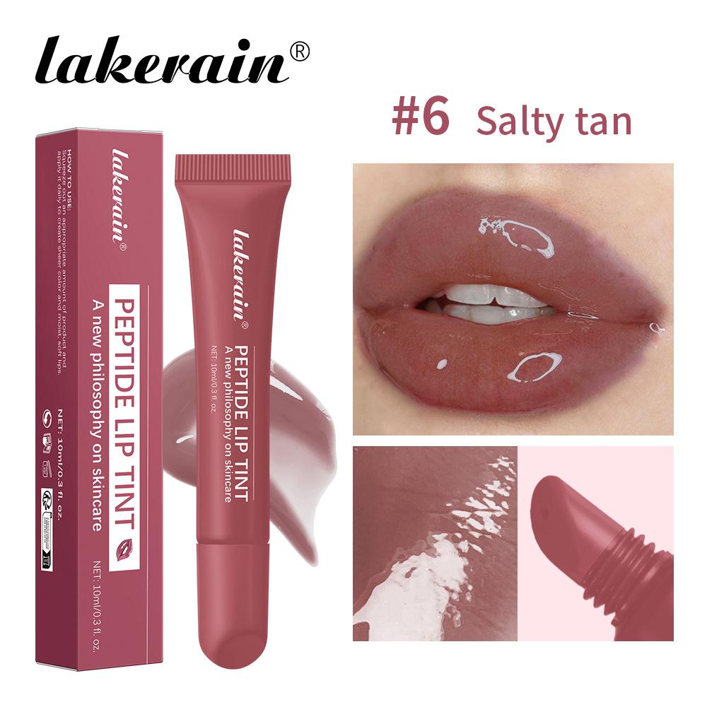 8 Couleurs Rouge à Lèvres Liquide à Tirer Longue Tenue Brillant à Lèvres Base Masque Hydratant Imperméable Maquillage Rouge à Lèvres à Peler Cosmétiques